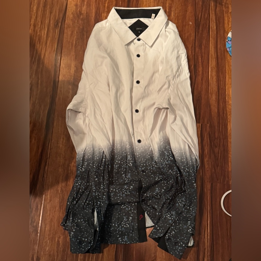 PAVINI WHITE LONG SLEEVE SHIRT